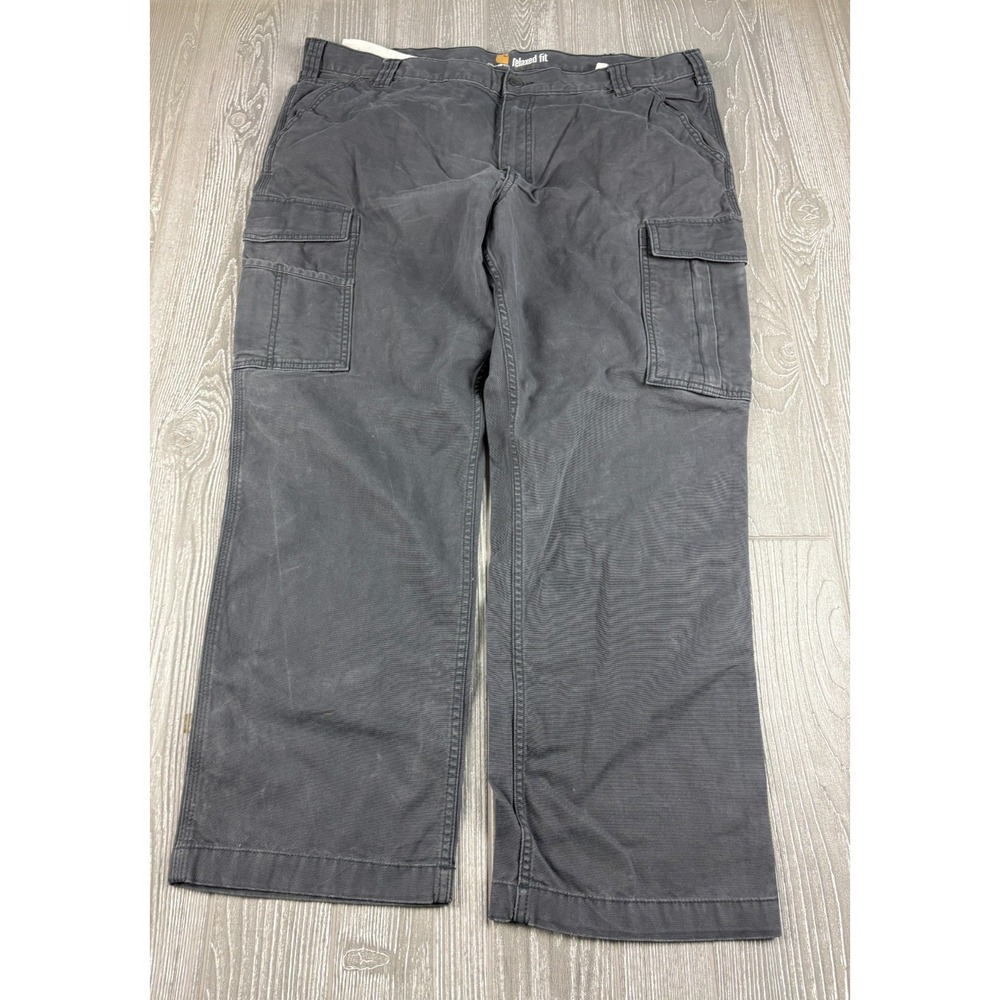 Carhartt Mens Cargo Pants Work Canvas Relaxed Fit Gray 42x30
